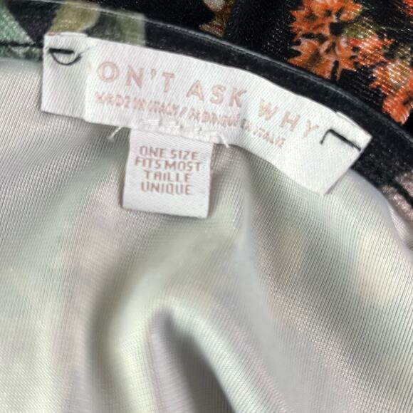 Don't Ask Why X American Eagle Floral Print 90s Style Velvet Bodycon Dress - Picture 10 of 12